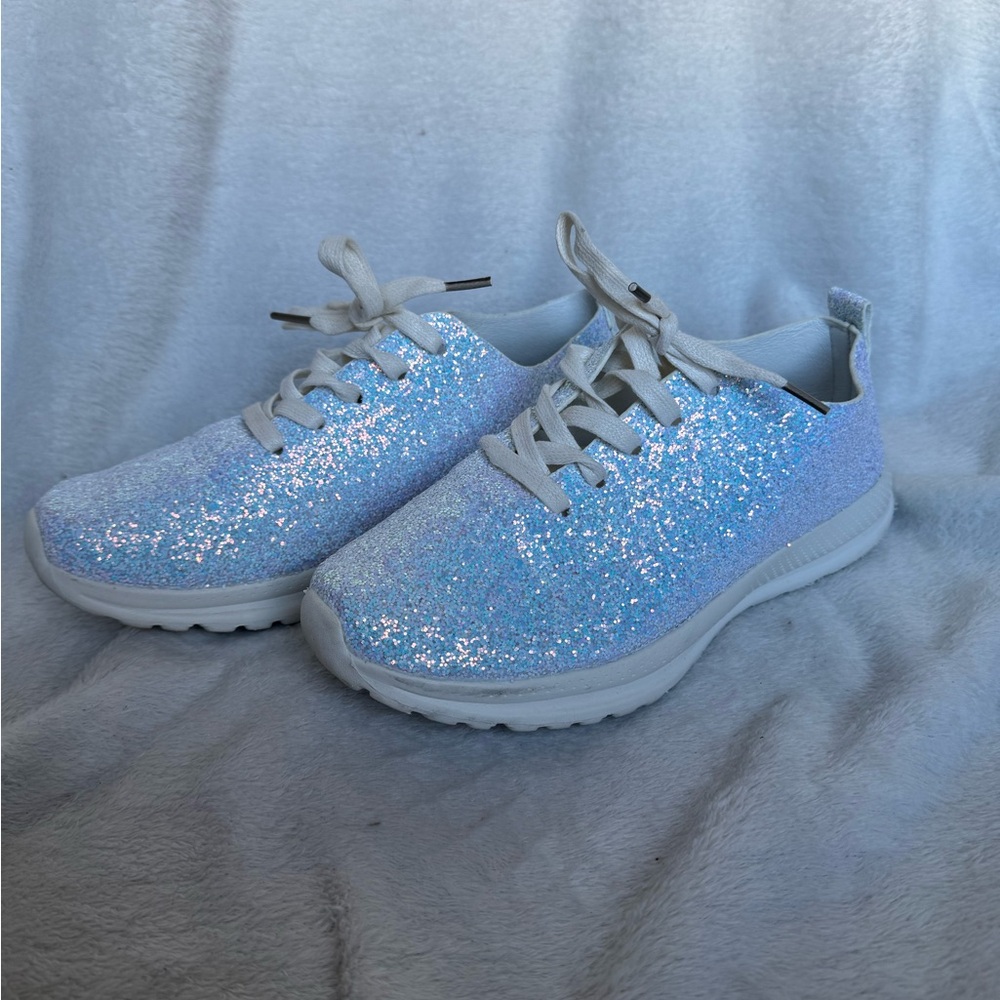 Sparkly White Womens Shoes